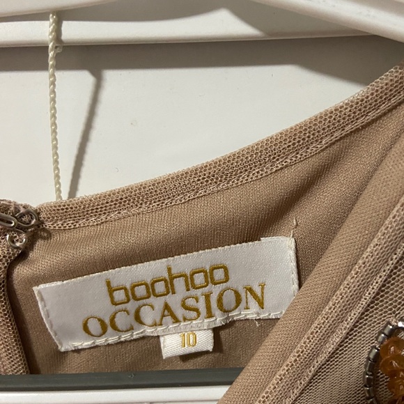 BOOHOO Pink/Beige Dress - Picture 2 of 7